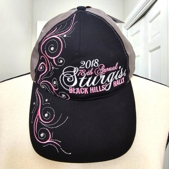 Sturgis 2018 78th Annual Sturgis Black Hills Rally Embroidered Baseball Cap - Picture 1 of 11